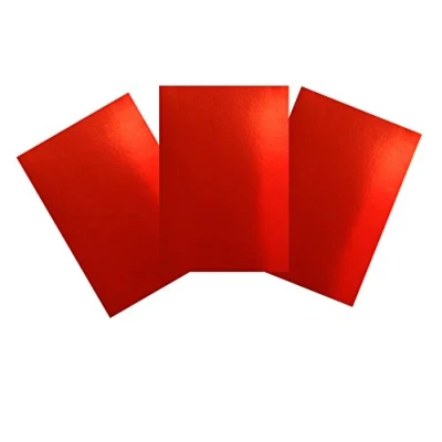 Abbildung von House of &amp; Papier A4 240 g/qm Folie Karte Rot (30 Stück Blatt)