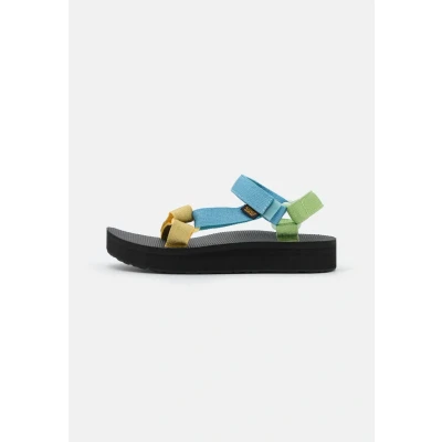 Abbildung von Teva Damen Midform Universal Sandale, Metallic Blue Multi, 36 EU