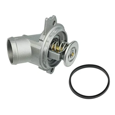 Abbildung von MEYLE 028 228 0000 Kühlwasserthermostat 87 ORIGINAL Quality mit Dichtung Metallgehäuse MERCEDES BENZ: SL Cabrio, S Klasse Limousine, ML