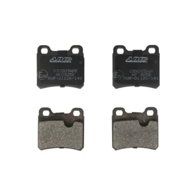 Abbildung von KRAFT 6011540 Bremsbelagsatz Hinterachse OPEL: Calibra A, Astra F CC, Kadett E SAAB: 900 II Schrägheck, Cabrio