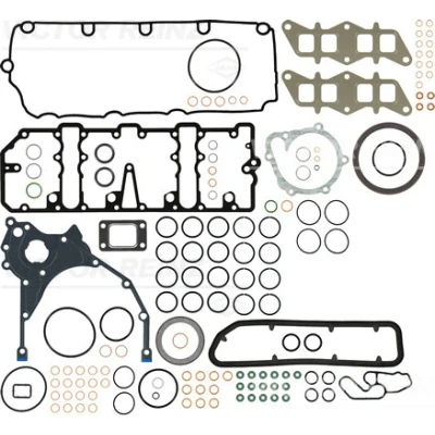 Abbildung von REINZ 01 33352 Dichtungsvollsatz, Motor mit Ventilschaftabdichtung, ohne Zylinderkopfdichtung, Wellendichtring Kurbelwelle