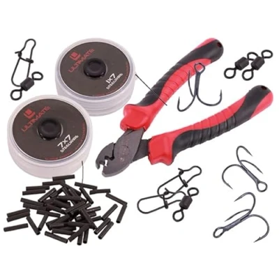 Abbildung von Ultimate Predator Leader Starter Kit, um eigene Vorfächer und Montagen zu machen! Raubfischset