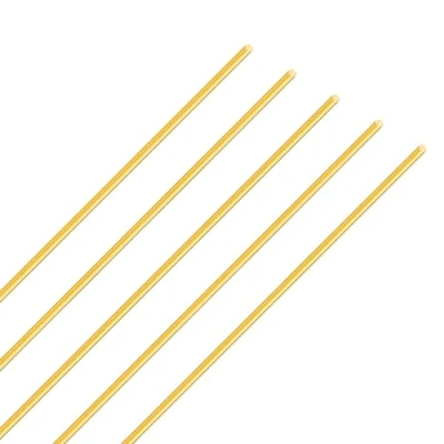 Abbildung von iMeistek Messingstab 2mm Durchmesser, 250mm Länge Metall massiv rund für RC Modelle DIY Crafts (5PCS)