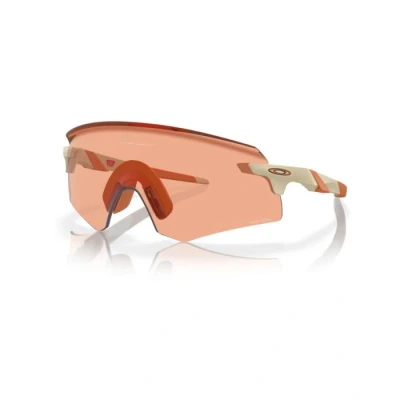 Abbildung von Oakley Encoder Einheitsgröße, Weiß/Orange Hochwertige Sportbrille für Läufer