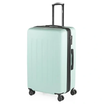 Abbildung von SKPAT Koffer Groß 4 Räder Großer Leichte Reisekoffer mit Rollen Groß. für Flugzeuge Hartschale Geprüftem Schloss Trolley, Grün