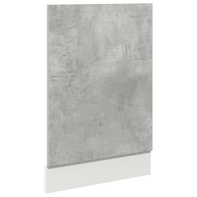 Abbildung von vidaXL Geschirrspülerblende Betongrau 45x3x67 cm, Blende, Frontblende, Geschirrspüler Verkleidung, Frontblende