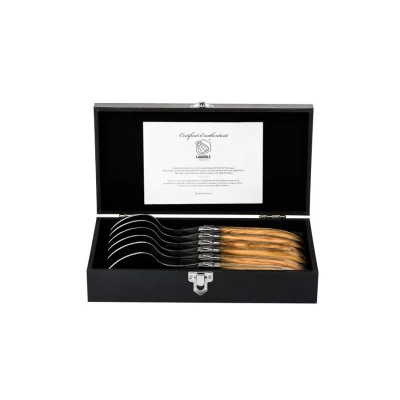 Abbildung von Laguiole Style de Vie Luxury Line Set von 6 Löffeln Olivenholz