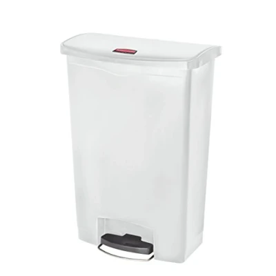 Abbildung von Rubbermaid Commercial Products 1956181 Vented Slim Jim Abfalltonne, Kunststoff, 60 L, Braun