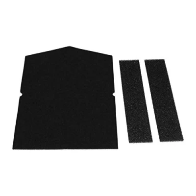 Abbildung von 2 Set Filter für Miele Schwammfilter 9688381+6057930 9688380 T 8000 8801 8626 WP Wärmepumpentrockner Trockner Kondenstrokner Filterschaum Schaumstoff Sockelfilter