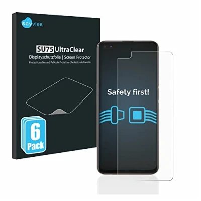 Abbildung von Savvies 6 Stück Schutzfolie für Oppo Reno 4 Z 5G Displayschutz Folie Ultra Transparent