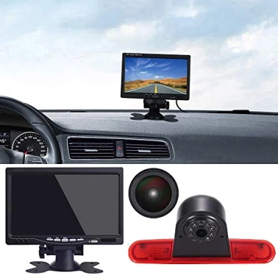 Abbildung von 「18mm Linse Top Qualität Rückfahrkamera + 7 Zoll TFT LCD Bildschirm Auto Monitor」Bremsleuchte Dach für FIAT Doblo 263 Van (2010 heute) / Opel Combo (2011 2018)