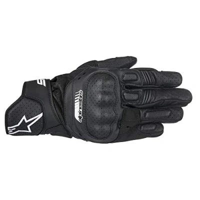 Abbildung von Alpinestars Handschuhe SP 5 Leder Motorrad Sporthandschuh schwarz, XL