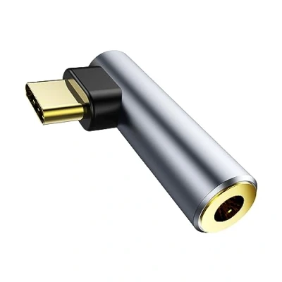 Abbildung von USB C auf 3.5mm Klinke Adapter ANDTOBO Type Female Headphone Jack Dongle Aux DAC Stereo HiFi Rechtwinklig für iPad Pro Air 5 4, Pixel 7 Pro, Galaxy S23 Ultra S22 S21