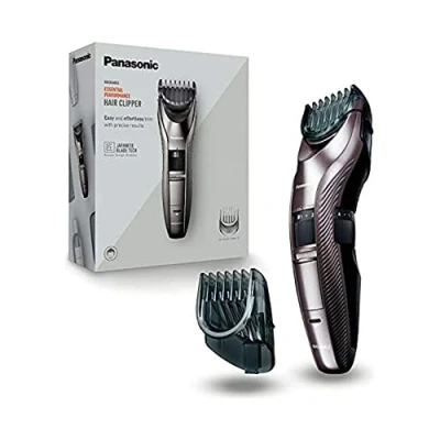 Abbildung von Panasonic ER GC63 H503 Elektrischer Präzisionstrimmer für Bart, Haare und Körper, 39 Einstellungen, mit oder ohne Kabel, einfache Reinigung, Edelstahl, Schwarz