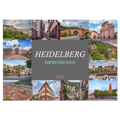 Abbildung von Heidelberg Impressionen (Wandkalender 2025 DIN A3 quer), CALVENDO Monatskalender