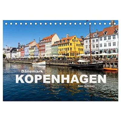 Abbildung von Dänemark Kopenhagen (Tischkalender 2025 DIN A5 quer), CALVENDO Monatskalender