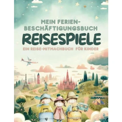 Abbildung von Mein Ferien Beschäftigungsbuch: Ein Reise Mitmachbuch für Kinder (Reisespiele und Beschäftigung Autofahrt, Flugzeug Zug)