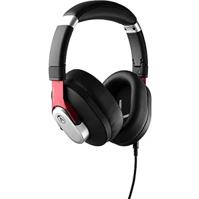Abbildung von Austrian Audio Hi X15 Kopfhörer, professionelle Headphones für Tonstudio, Proberaum oder täglichen Einsatz (ohrumschliessend, Memory Foam Ohrpolster, 3,5 mm Klinken Anschluss), Schwarz/Rot