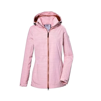 Abbildung von G.I.G.A. DX by killtec Funktionsjacke &quot;GS 67 WMN JCKT&quot;, Gestreifte Damenjacke, wasserabweisend, abnehmbare Kapuze, nachhaltig