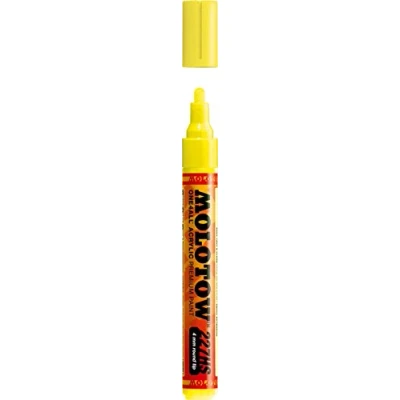 Abbildung von Molotow Permanentmarker One4All 227 HS nachfüllbar 4mm neongelb fluore
