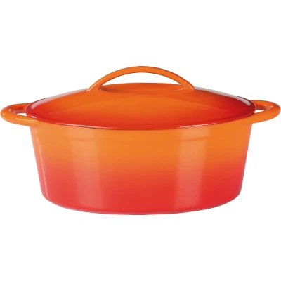 Abbildung von GSW Bräter &quot;Orange Shadow&quot;, Gusseisen, (1 tlg.), 7 Liter, Induktion