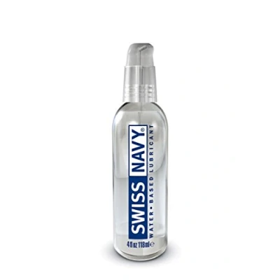 Abbildung von SWISS NAVY Gleitgel Water Based Lube, Premiumgleitmittel aus den USA, Pumpspender mit 118ml, 1 tlg., superfeuchtes auf Wasserbasis