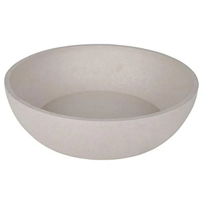 Abbildung von District 70 Bambus Futternapf Beige Hundenapf 21 cm...