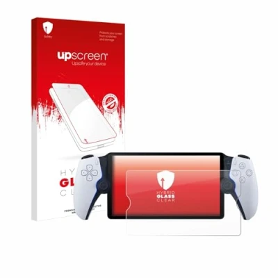 Abbildung von upscreen Schutzglas für Sony Playstation Portal Schutzfolie, Glas Folie [Klar, 9H Panzerschutz, Anti Fingerprint]