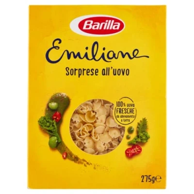 Abbildung von 10x Pasta all&#039; Uovo Le Emiliane Sorprese, Eiernudeln, mit Ei 275g + Italian Gourmet polpa 400g