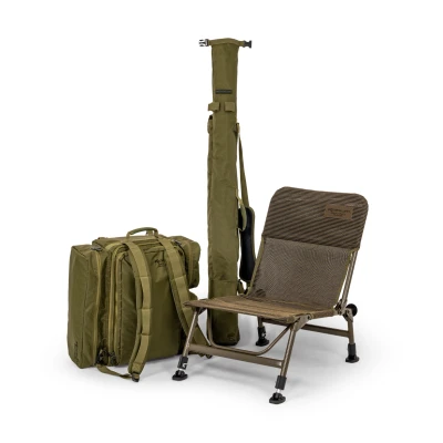 Abbildung von Korum Progress Roving Kit (Stuhl+Rucksack+Rutenköcher) Karpfenset