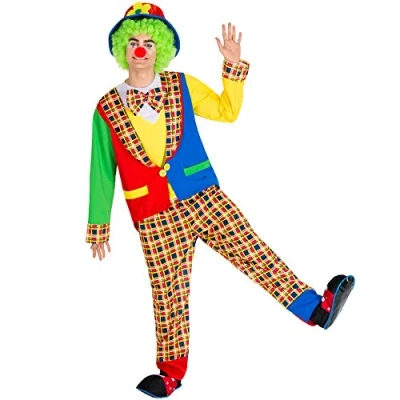 Abbildung von dressforfun Clown Kostüm Herrenkostüm Alfredo, Bunter Frack