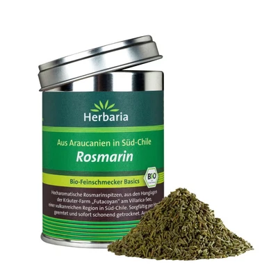 Abbildung von Herbaria Rosmarin geschnitten Bio, 40 g Dose