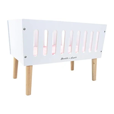 Abbildung von Sweet Dreams White Puppenbett Holz Bandits and Angels