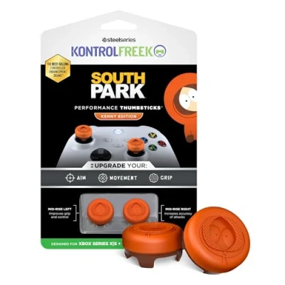 Abbildung von KontrolFreek South Park Kenny Edition Performance Thumbsticks für Xbox One (XB1) und Series X (XBX) Controller Mid Rise, Concave Orange