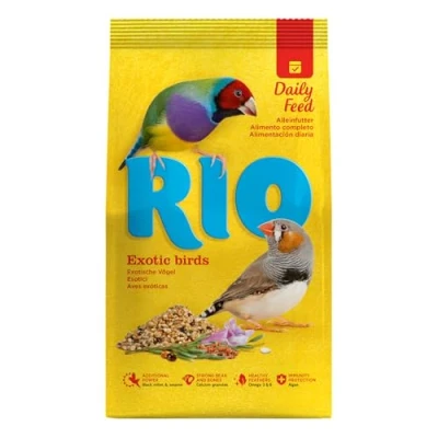 Abbildung von RIO Alleinfutter für Exoten Doppelpack 2 x 500 g Speziell zusammengesetzte Mischung von ausgesuchten und beliebten Saaten Getreidearten Zur täglichen Fütterung