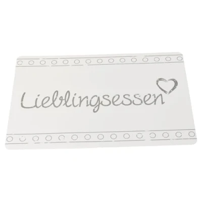Abbildung von Out of the Blue Backform Lieblingsessen Tischsets 4er Set Platzmatten, Untersetzer