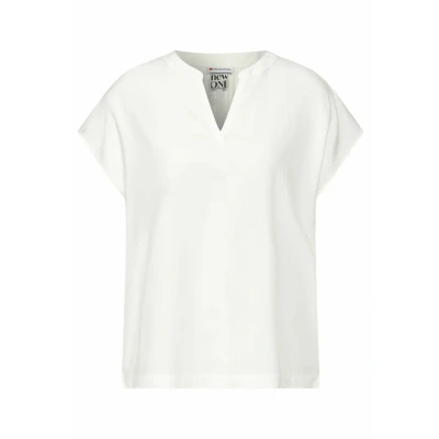 Abbildung von Street One Tshirt basic, Damen, Größe: 34, Weiß