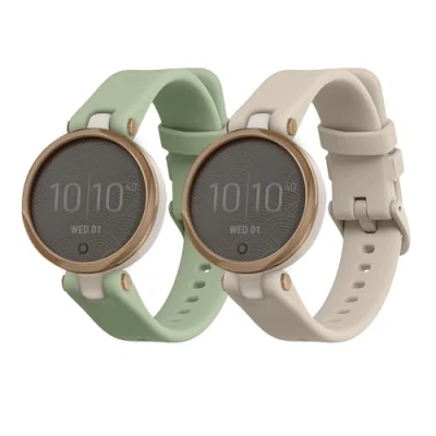 Abbildung von kwmobile 2x Sportarmband kompatibel mit Garmin Lily Sport Armband Fitnesstracker Band Set aus TPU Silikon