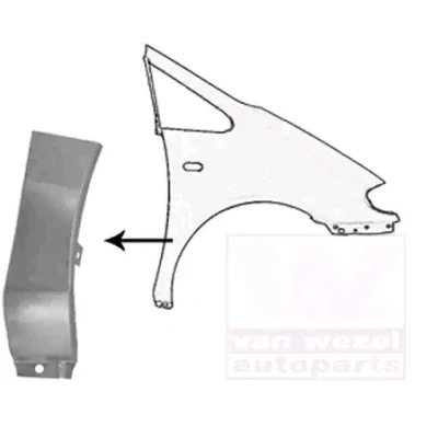 Abbildung von VAN WEZEL 5878156 Kotflügel vorne rechts, unten Reparaturblech verzinkt VOLKSWAGEN: Sharan I, FORD: Galaxy Mk1 MPV, SEAT: Alhambra I kfzteile,