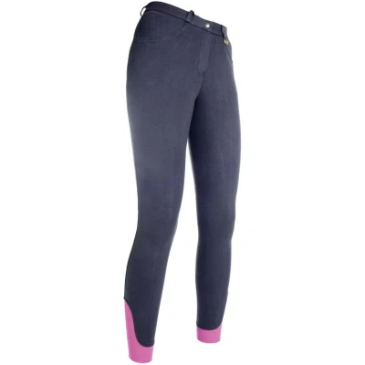 Abbildung von HKM Reithose Kate Kids Silikon Vollbesatz Dunkelblau 176