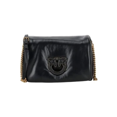 Abbildung von Pinko LOVE Click Classic PUFF Buckle Umhängetasche, Damen, Größe: One Size, Black