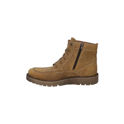 Abbildung von Josef Seibel Herren Schnürstiefeletten Cooper 03,Weite G (Normal),Wechselfußbett,Boots,Stiefel,Bootee,Booties,Braun (Castagne Kombi),40 EU