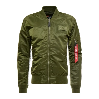 Abbildung von Alpha Industries MA1 TT Custom Bomberjacke, Herren, Größe: Small, Dark green