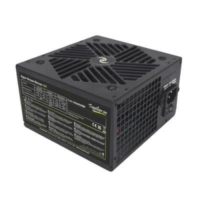 Abbildung von Tecnoware Power Systems ATX Netzteil Hyper Stream Bronze 400W für erweiterte PCs mit NVIDIA GeForce GTX RTX Grafikkarte, leiser Lüfter, PCI E Anschlüsse, CPU 4+4, SATA, Molex