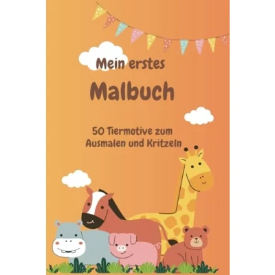 Abbildung von Mein erstes Malbuch: 50 Vorlagen zum Ausmalen und Kritzeln