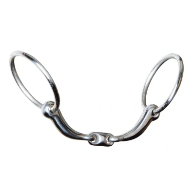 Abbildung von Harry&#039;s Horse Unterlegtrense anatomisches doppelt gebrochen 14mm 12,5 RVS