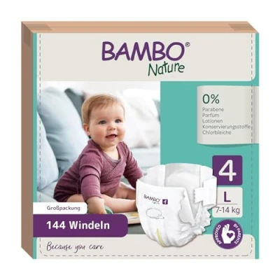 Abbildung von Bambo Nature Babywindel L Gr.4 7 14 kg 6X24 St