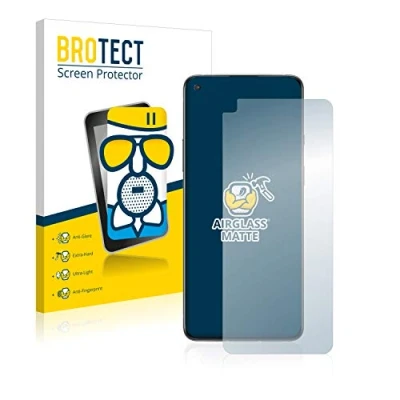 Abbildung von BROTECT Entspiegelungs Schutzglas für OnePlus 8T Schutz Folie Panzerfolie Glas Matt [Extrem Kratzfest 9H, Anti Reflex, Fingerprint]