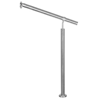 Abbildung von V2Aox Treppengeländer Edelstahl Handlauf Geländer Aufmontage 80 200 cm, cm Länge