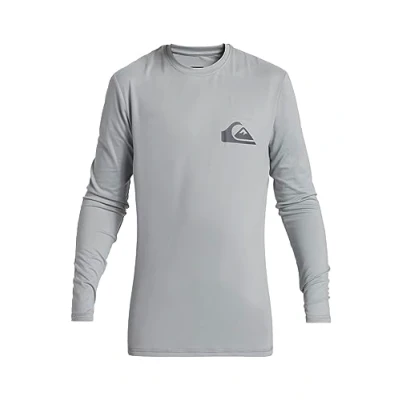 Abbildung von Quiksilver Everyday Surf Langärmliges T Shirt mit UPF 50 für Jungen 8 16 Grau